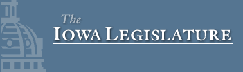 Iowa Legislature Logo, click to be redirected to the Iowa Legislature Home Page